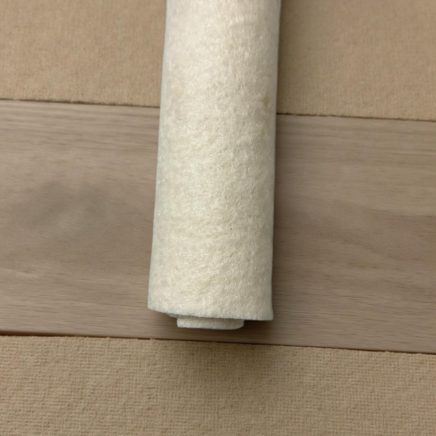 Handmade Off White Wool Felt Sheet, 3mm Thick, DIY Craft Fabric