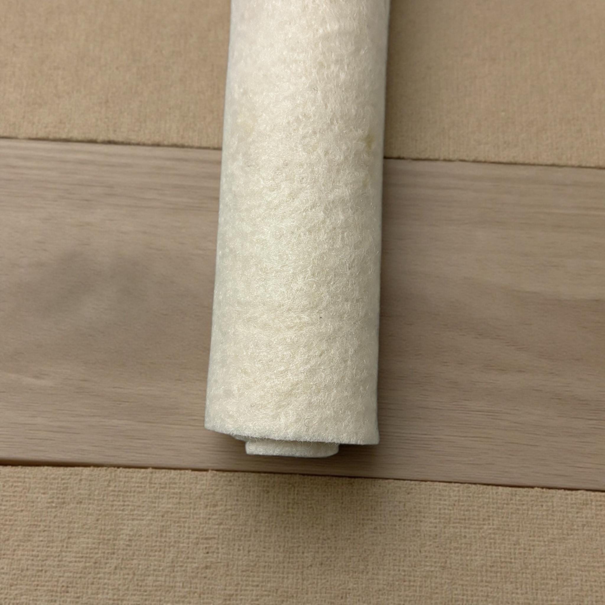 Handmade Off White Wool Felt Sheet, 3mm Thick, DIY Craft Fabric