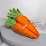 Handmade Wool Felt Easter Carrots: Spring Bowl Fillers