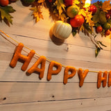 Felt Halloween Garland, Wool Decor, Spooky Season Hanging