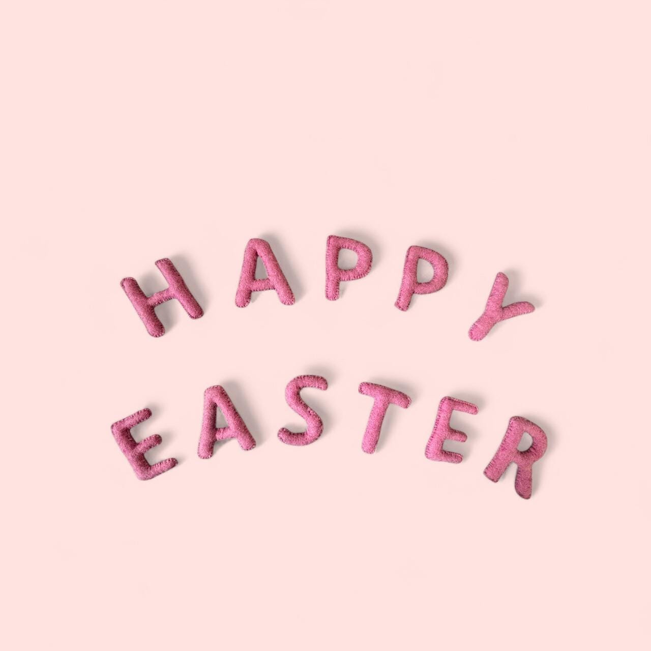 Custom Wool Felt Garland: Personalized Bunting Decor