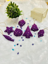 Handmade Wool Felt Christmas Ornaments – Festive Tree Décor