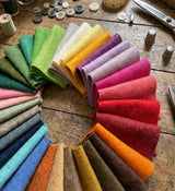 Handmade Merino Wool Blend Felt Sheet: 3mm Thick, DIY Craft Fabric