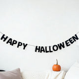 Happy Halloween Garland: Wool Felt Fall Mantel Decor, Helloween Decor Garland for Home & Party Decor and Gifts/ Customisation Available