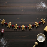 Rustic Farmhouse Gingerbread Men-Christmas Tiered Tray Bowl Fillers-Christmas Ornies Decor-Christmas Tree Tucks-Christmas Family Gifts