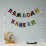 Ramadan Kareem Decor | Handmade Wool Felt Islamic Home Decoration | Thoughtful Family Gift | Ramadan Wall & Table Decor