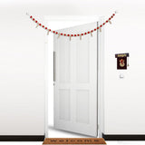 Wool Felt Candy Cane Garland: Christmas Peppermint Stick Banner