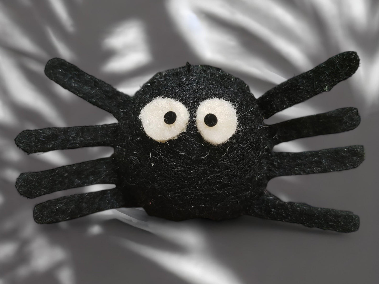 Handmade Felt Spider Ornament: Halloween Tree Decoration
