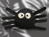 Handmade Felt Spider Ornament: Halloween Tree Decoration
