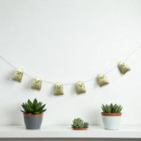Wool Felt Ghost Garland: Halloween Decoration