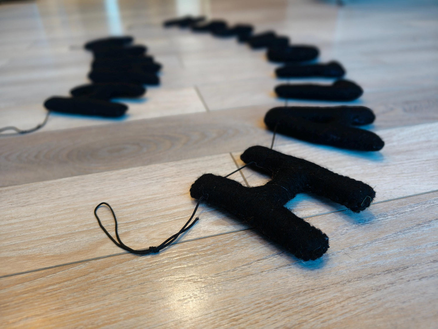 Happy Halloween Garland: Wool Felt Fall Mantel Decor, Helloween Decor Garland for Home & Party Decor and Gifts/ Customisation Available