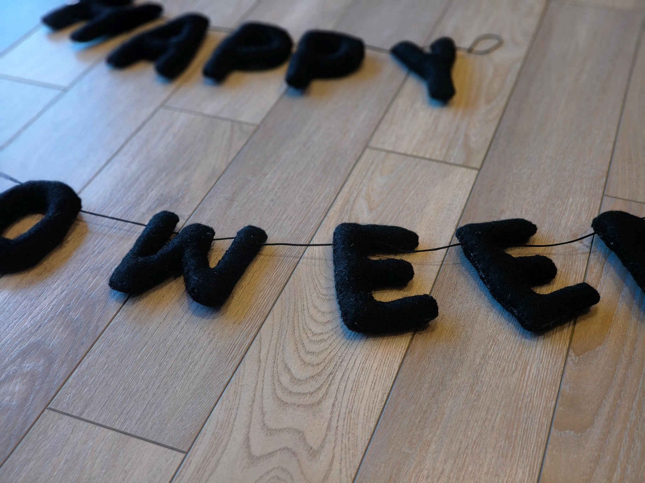 Happy Halloween Garland: Wool Felt Fall Mantel Decor, Helloween Decor Garland for Home & Party Decor and Gifts/ Customisation Available