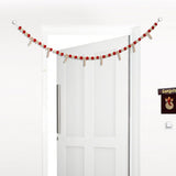 Wool Felt Candy Cane Garland: Christmas Peppermint Stick Banner