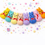 Wool Felt Bunny Garland – Handmade Easter Spring Nursery Decor