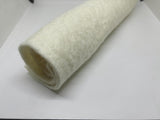 Handmade Off White Wool Felt Sheet, 3mm Thick, DIY Craft Fabric