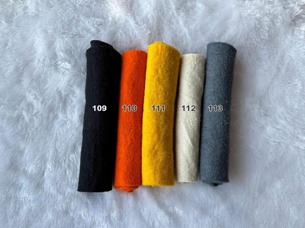 Handmade Merino Wool Blend Felt Sheet: 3mm Thick, DIY Craft Fabric