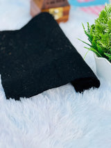 Black Merino Wool Felt Sheet: Handmade 3mm Craft Fabric