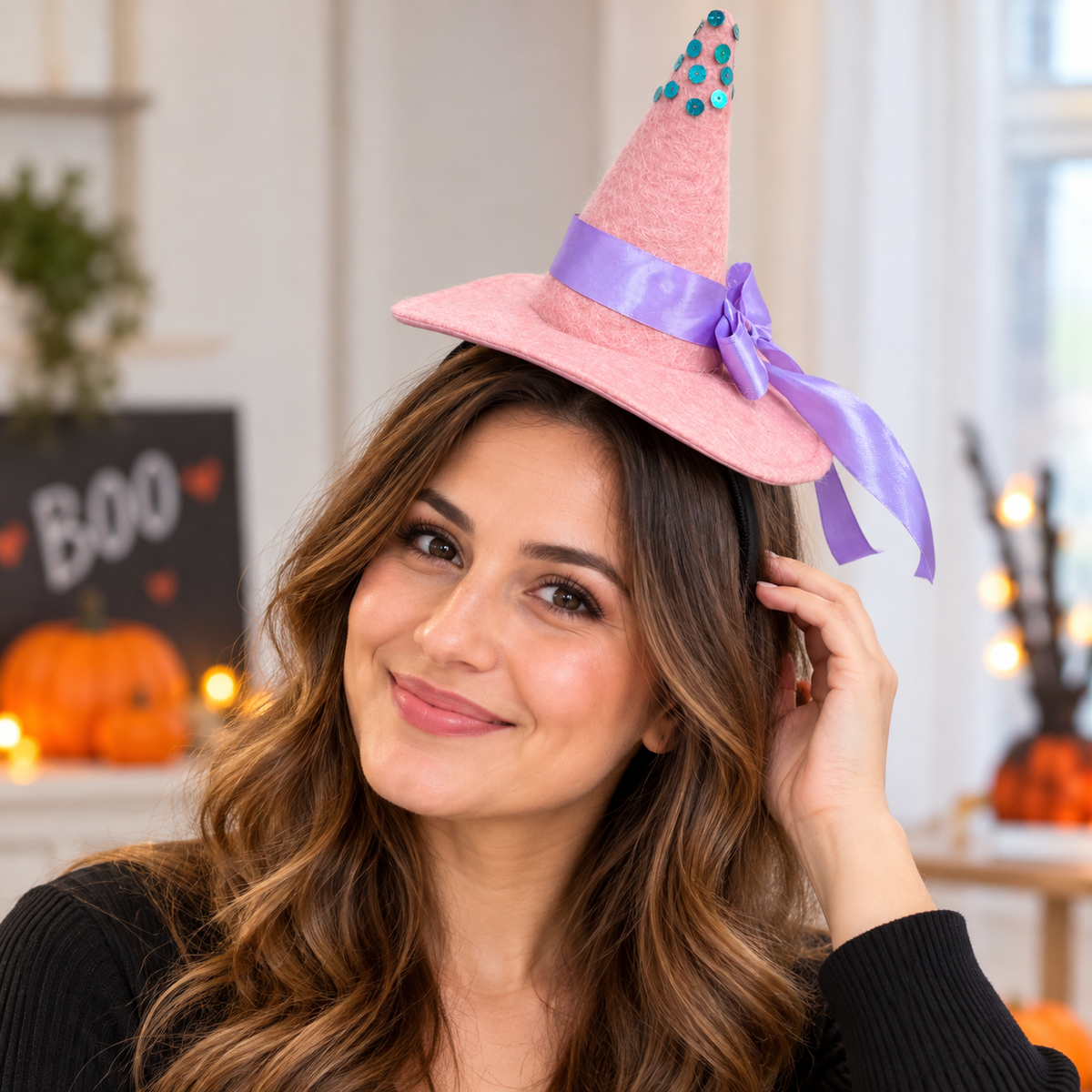 Handmade Felt Halloween Witch Hat Headband | Halloween Costume & Party Accessory | Bulk Orders Welcome