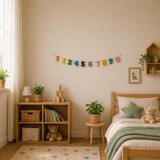 Handmade Boho Felt Numbers 0-9: Colorful Montessori Learning Toy