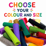 Premium Wool Felt Sheets – 3mm Thick | Choose Your Colour & Size