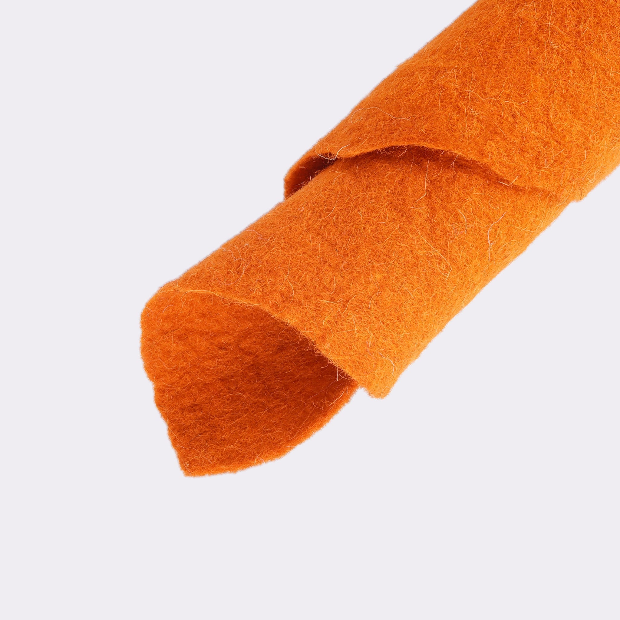 Orange Wool Felt Sheet: 3MM Thick, Custom Size