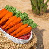 Handmade Wool Felt Carrots: Easter Bowl Fillers & Garland Decor