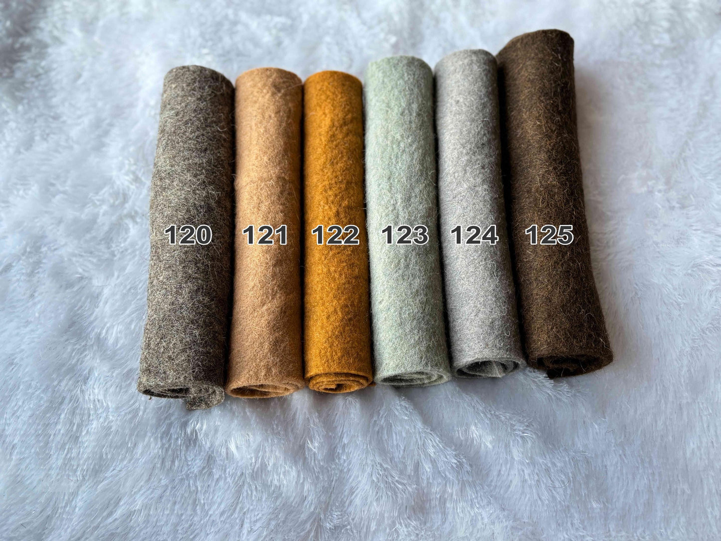Wool Felt Sheets: 3MM Soft Quality for Sewing & Crafts (8" x 12")