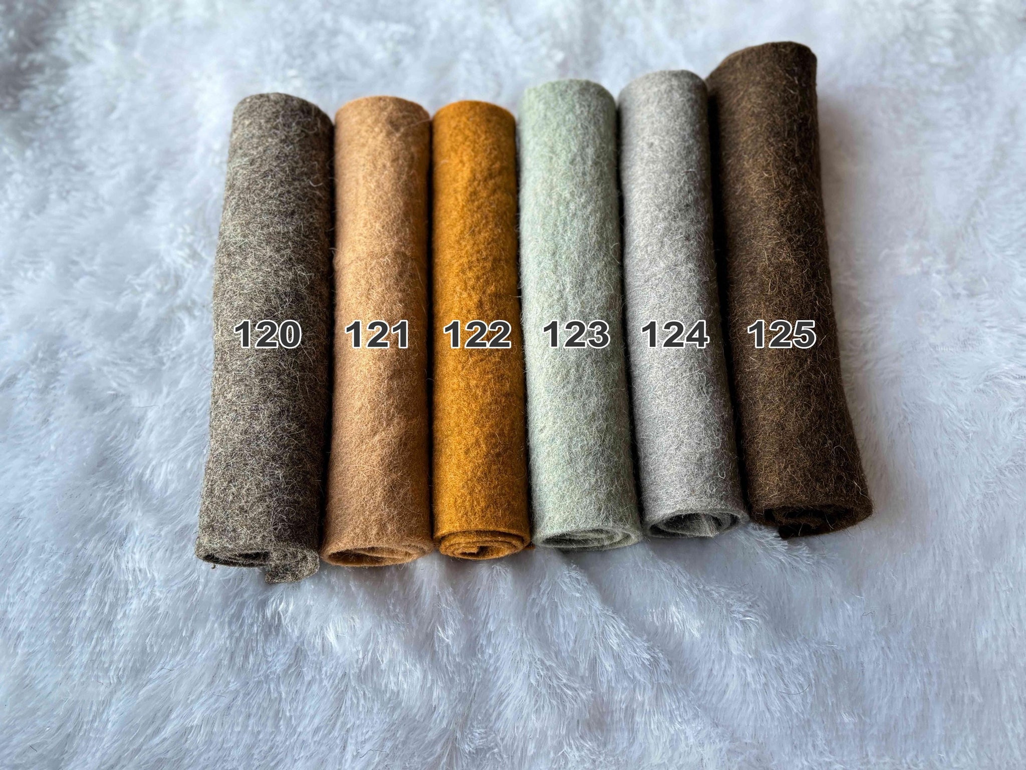 Wool Felt Sheets: 3MM Soft Quality for Sewing & Crafts (8" x 12")