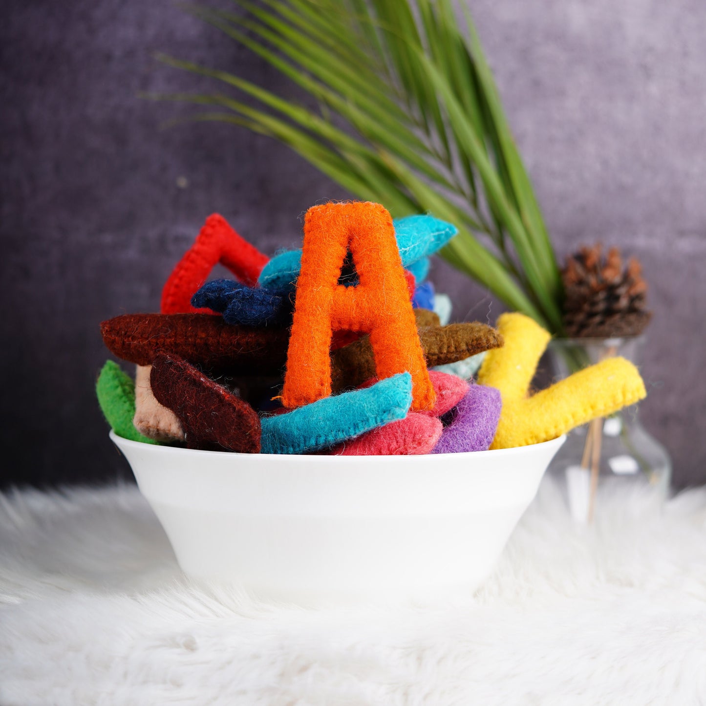 Alphabet Letters Set For Kids Nursery: Felt Learning Letters for Toddlers