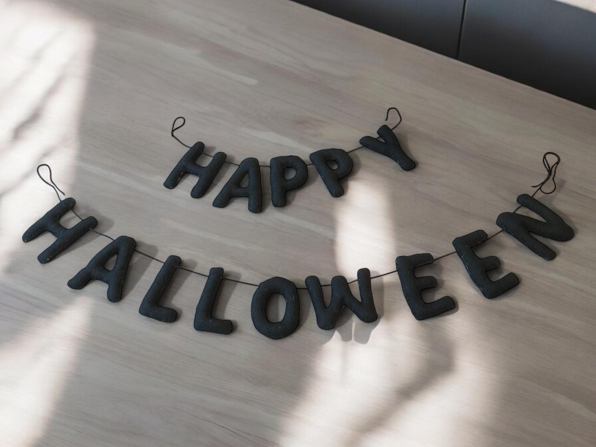 Happy Halloween Garland: Wool Felt Fall Mantel Decor, Helloween Decor Garland for Home & Party Decor and Gifts/ Customisation Available