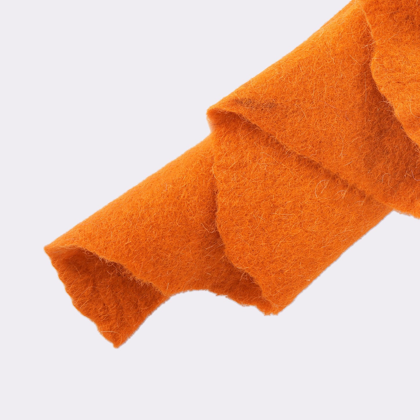 Orange Wool Felt Sheet: 3MM Thick, Custom Size