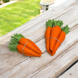 Handmade Wool Felt Easter Carrots: Spring Bowl Fillers