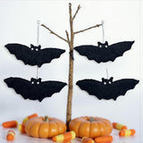 Halloween Bats – Halloween Felt Bat Ornaments, Hanging Bats For Garland, Halloween Tree Ornament, Bowl Fillers, Halloween Filz Decor