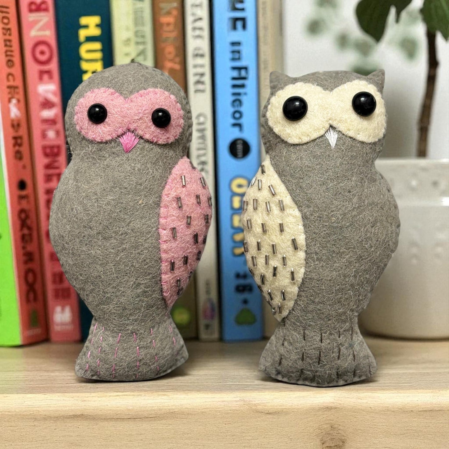 Wool Felt Owl Tree Ornament | Baby’s First Christmas Decoration | Woodland Animal Gift