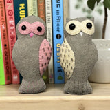 Wool Felt Owl Tree Ornament | Baby’s First Christmas Decoration | Woodland Animal Gift