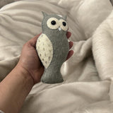 Wool Felt Owl Tree Ornament | Baby’s First Christmas Decoration | Woodland Animal Gift