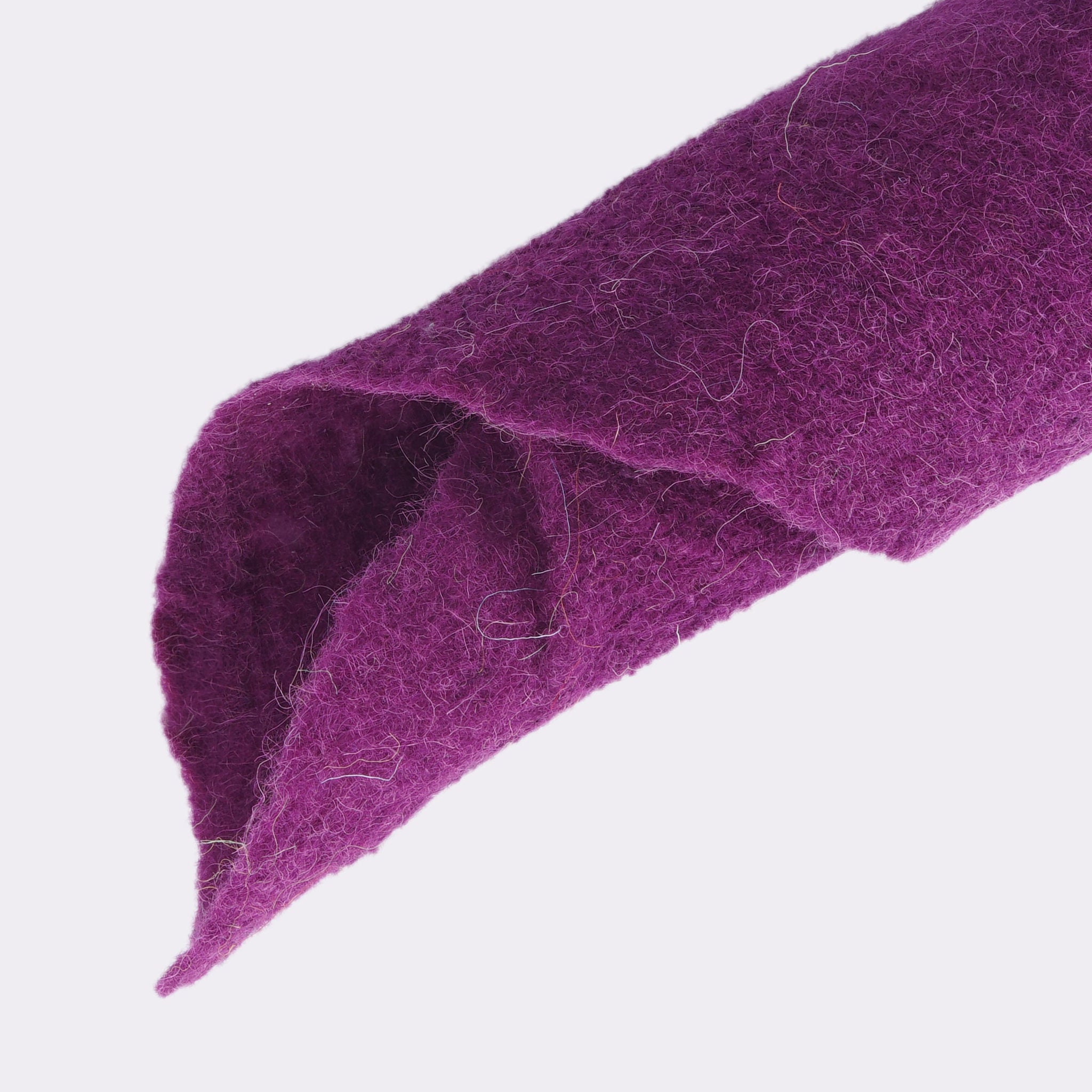 Purple Merino Wool Felt Sheet: 3mm Thick, A4 Size